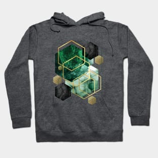 Emerald Green Geo Hoodie